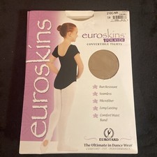Euroskins Convertible Tights 210C-NR Caramel Eurotard S/M Girls Kids