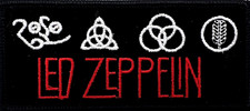 Led Zeppelin Zoso Symbols Rock Music Embroidered Iron on Patch Applique