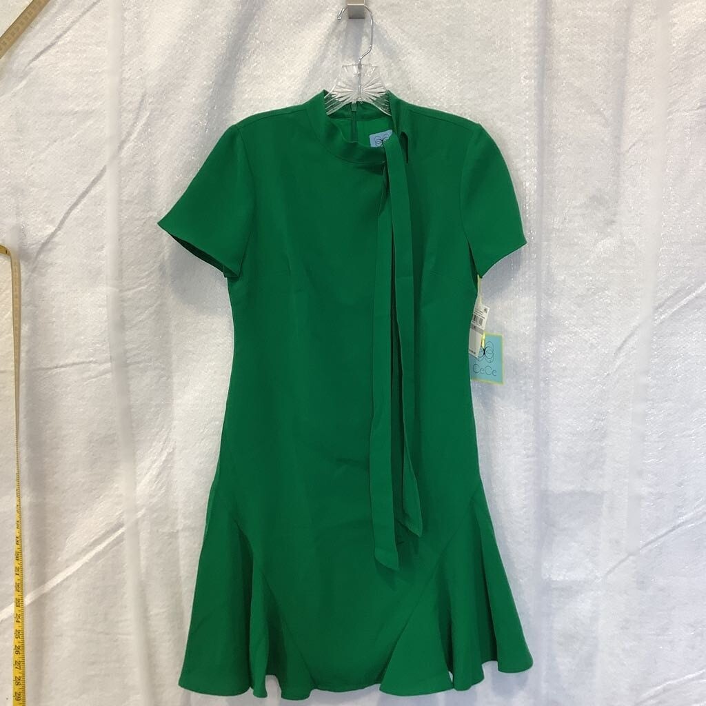 cece short sleeve a line dress Short Sleeve A-LINE Dress with Bow at Amazon Women's Clothing store