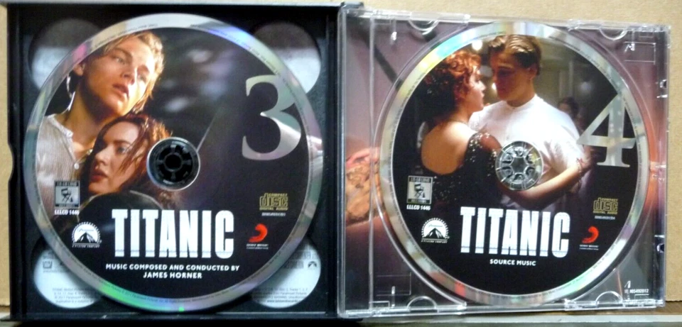 TITANIC 20th Anniversary Soundtrack Score LA-LA LAND (4-CD Set) James Horner NEW - Image 4 of 4