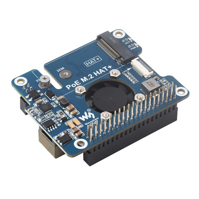 PI5 PoE HAT NVMe SSD Expansion Board for Raspberry Pi 5 Accessories PCIe To M.2