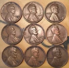 1925-D&S 1926-D 1927-D&S 1928-D&S 31-P 1932-P&D 1933-P LINCOLN CENTS GOOF-FINE