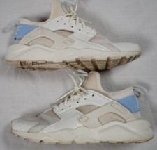 Youth Girls White NIKE AIR Huarache Run Sneakers 847568-103 Sz 5.5 Y