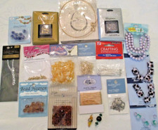 NEW, Glass/acrylic Beads, in 17 Sealed Packets, Craft-making Supplies, MSRP 50