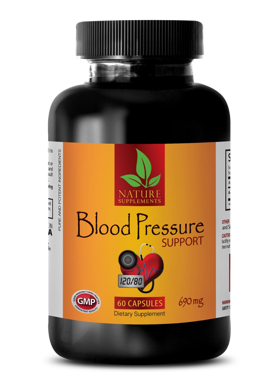 BLOOD PRESSURE SUPPORT Heart Dietary Supplement Cardio Health