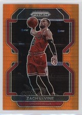 2021-22 Panini Prizm Factory Set Orange Hyper Prizm Zach LaVine #107 e3p