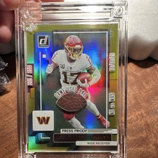 Jersey Fusion 2025 Football Terry McLaurin Ball Stars #177 Press Proof Game-Used