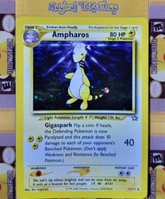 how to ship pokemon cards Ampharos EX -Single Card
