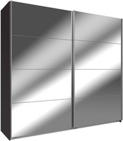 SchwebetüRenschrank Easy Plus Kleiderschrank 225X65X210Cm Graphit Spiegel