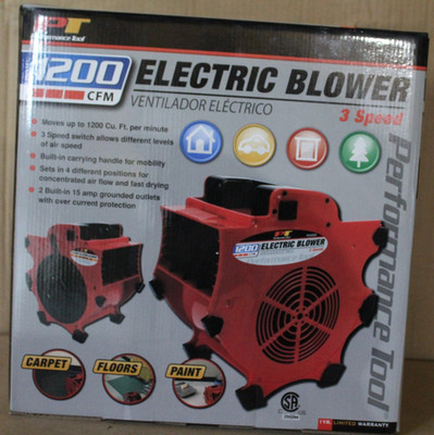 PERFORMANCE TOOL W50068 1200 CFM ELECTRIC BLOWER