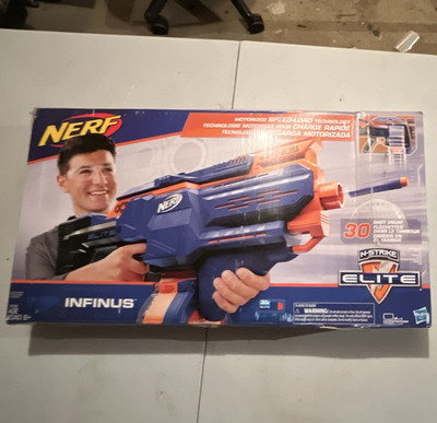 NEW NERF N-Strike Elite Infinus Dart Blaster w/ 30-Dart Drum