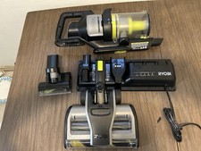 Ryobi PBLSV719 Vacuum With 2 New Batteries,charger,  Attachments/ Tested Good