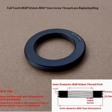 M28 28x0.5mm Female to M42 42x1mm Male Thread M28-M42 Lens Adapter Ring