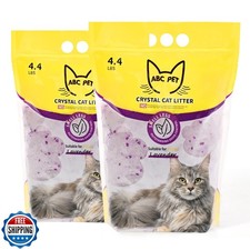 ABCPET Cat Litter Crystals No Clumping Odor Control Kitty Litter Non-Clumping