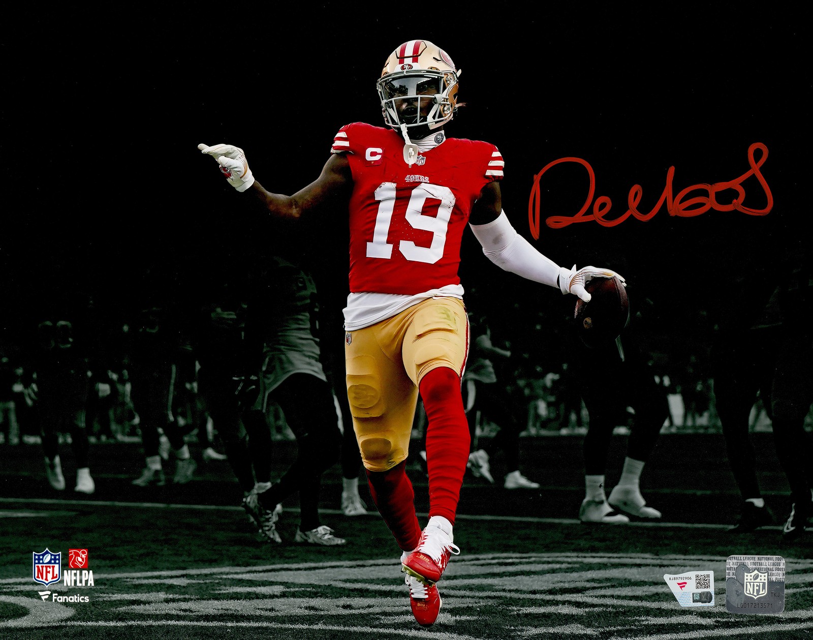 Deebo Samuel Signed 11x14 Photo San Francisco 49ers Spotlight Fanatics