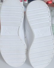 PRE-SCHOOL KIDS PUMA CAVEN PS White/White Sz 2c