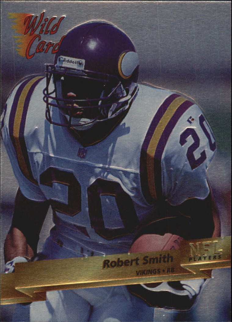 1993 Wild Card Superchrome #256 Robert Smith - FB