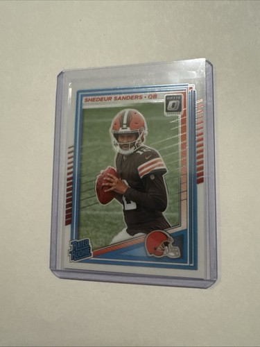 SHEDEUR SANDERS 2025 DONRUSS OPTIC RATED ROOKIE HOLO PRIZM #203 BROWNS MINT🔥