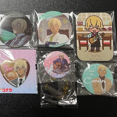 Zero's Daily Life SEGA Lucky Kuji Can Badge Tooru Amuro Rei Furuya Bourbon