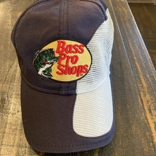 Vintage Bass Pro Shops Fishing Hat Adjustable Back One Size Unique