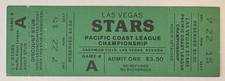 Las Vegas Stars Pacific Coast League Championship Full Ticket Cashman Field