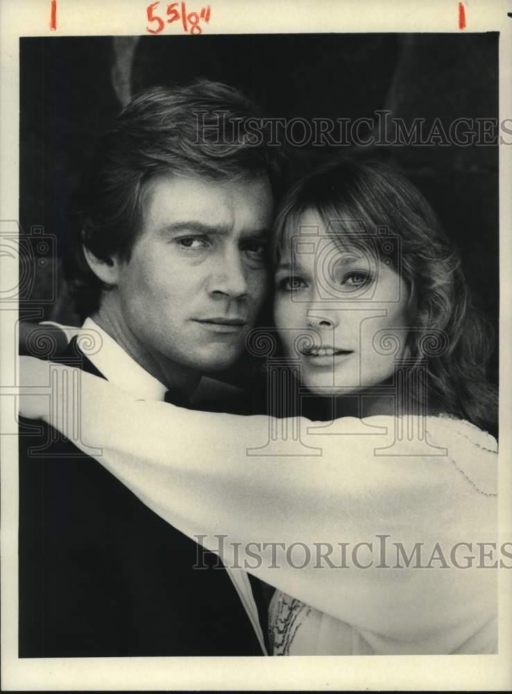 1985 Press Photo Anthony Andrews, Deborah Raffin in 