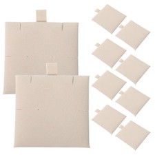10 Pcs Jewelry Tray Pad: Earring Organizer Inserts - Jewellery Storage Liners -