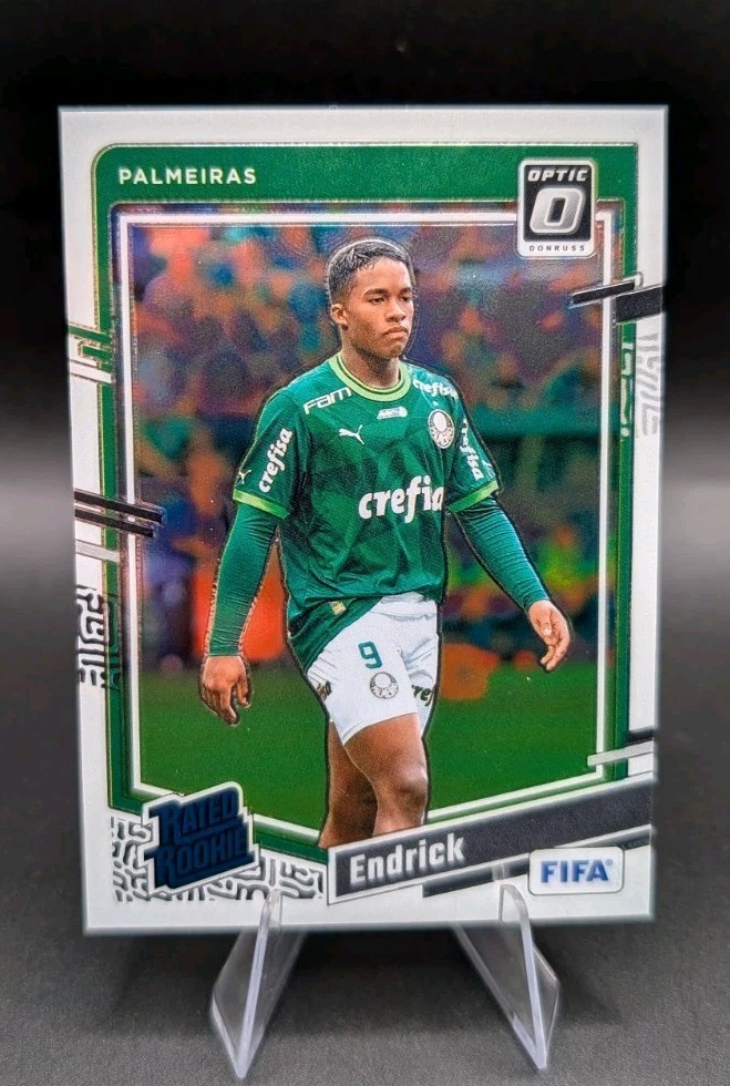 2023-24 Panini Donruss Soccer - Endrick - Rated Rookie Optic #176 Palmeiras