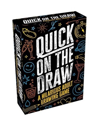 Quick on the Draw: A Hilarious Adult Drawing Game | 3+ Players | Quick to Learn,