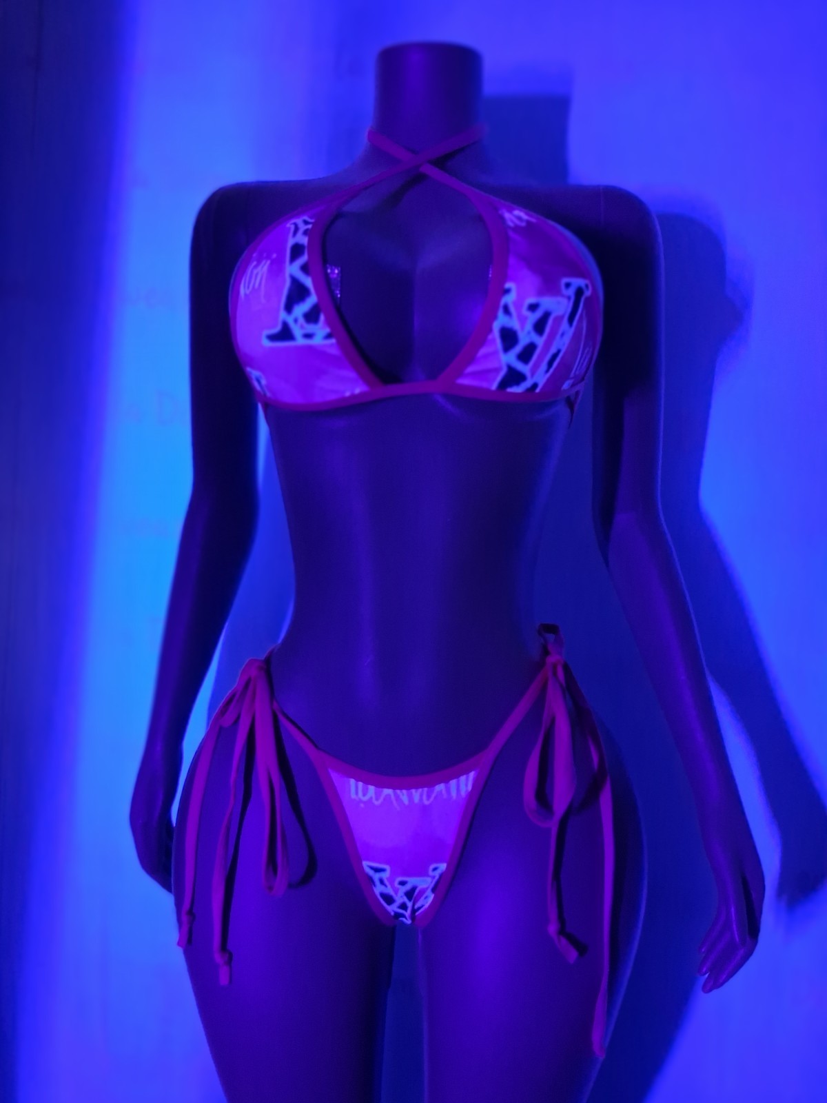 Exotic Dancewear/ Rave/ Festival STRIPPER  Outfit Size Small+ Coverage 