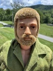 Vintage 1964 GI Joe Flocked Bearded Action Soldier Figure + Clothes & Gear Lot