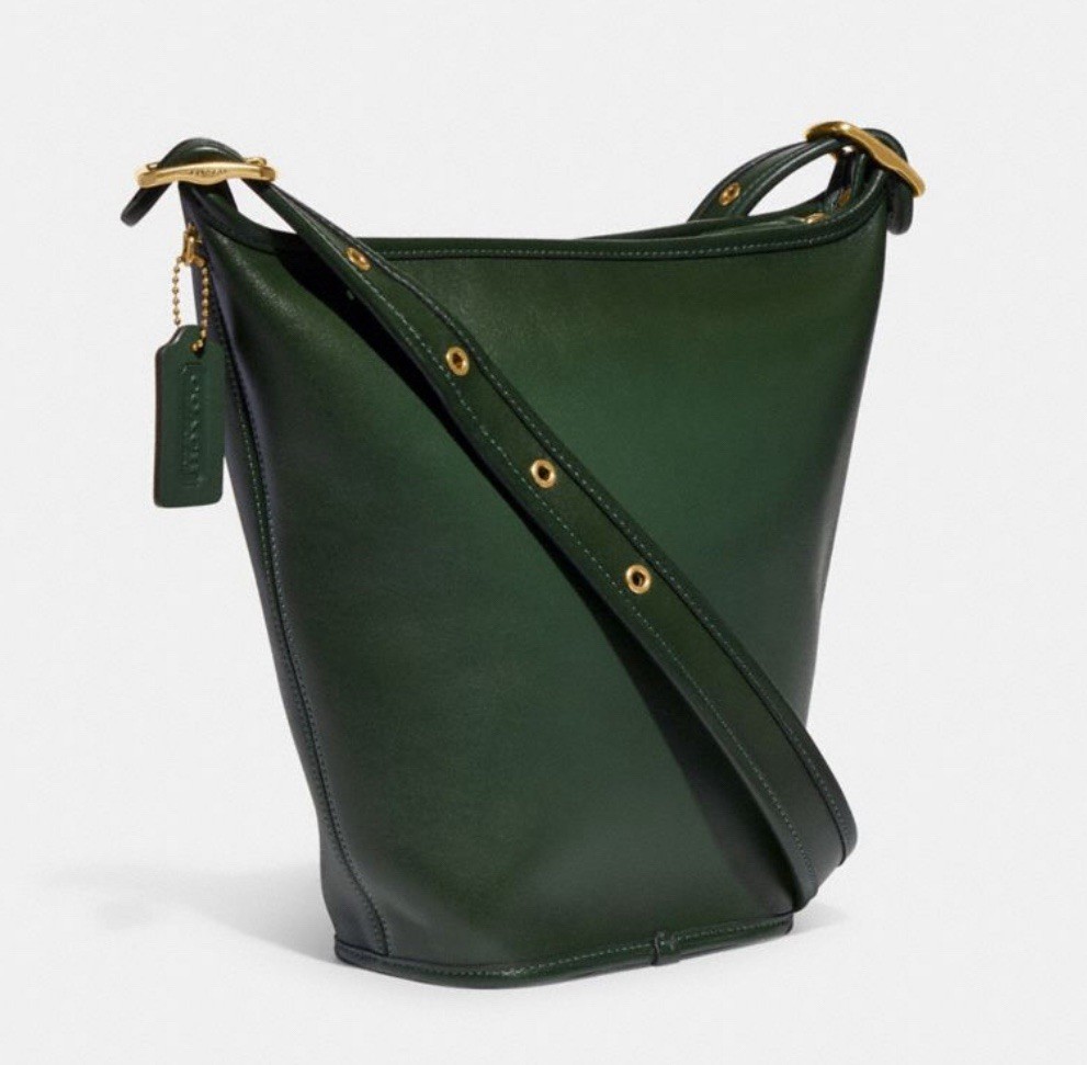 NWT Coach Duffle 16Crossbody Bag In Hunter Green Glovetanned