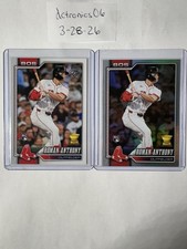 Topps 2026 Series 1- Rainbow & Base Roman Anthony Boston Red Sox Rookie-2 Cards