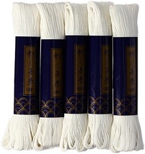 Daruma Sashiko Thread Thin 170m Col. 2 Natural 5 Skeinsfrom JP