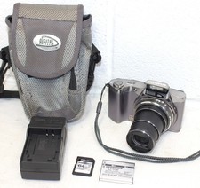 Olympus SZ-14 Digital Camera 14MP 24x Zoom Compact Point Shoot Gunmetal, EUC