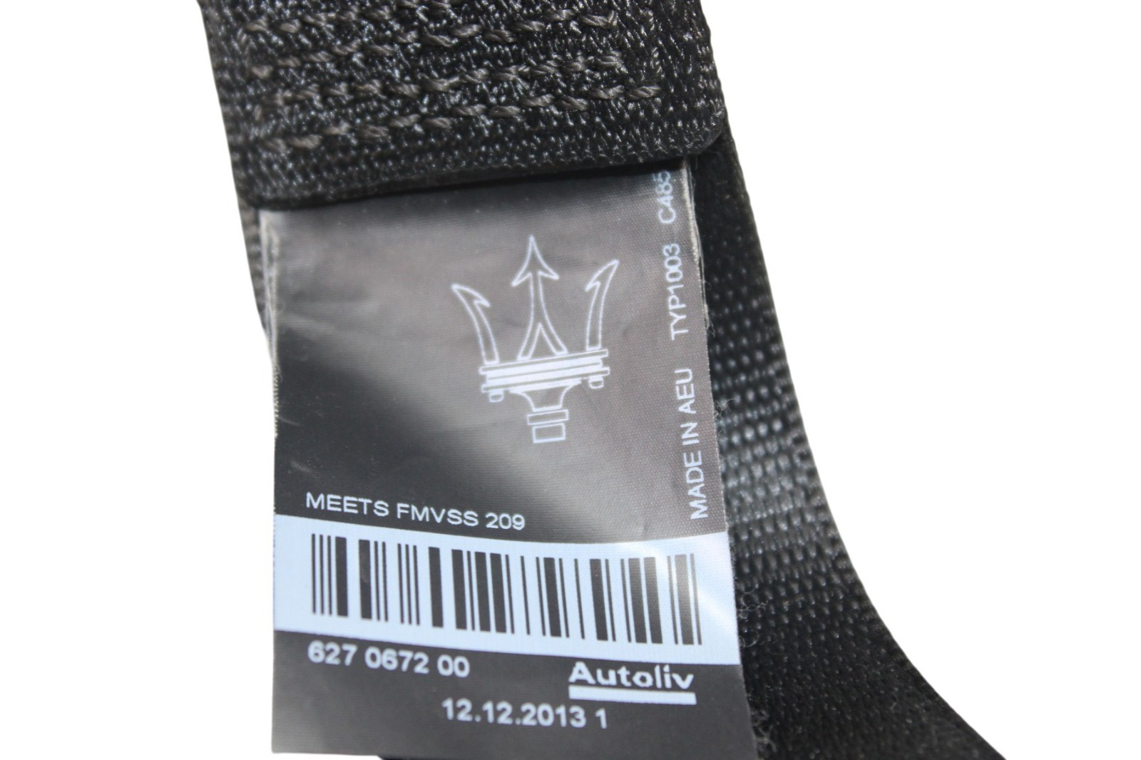 14-22 Maserati Ghibli M157 Front Right Passenger Side Seat belt Retractor Oem