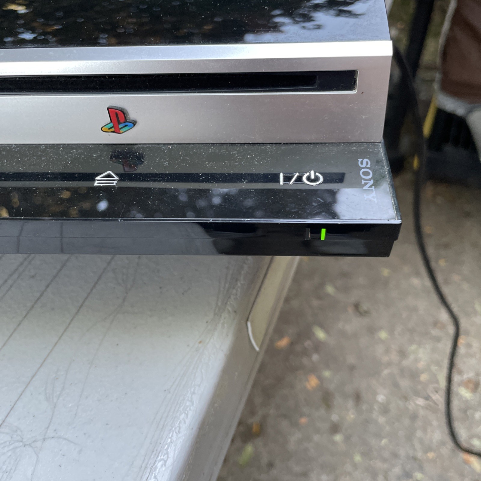 Sony PlayStation 3 Black Home Console Gaming System w/Power Cable ONLY