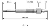 Valeo GlüHkerze (345155) FüR Toyota Land Cruiser 80 Avensis Camry Corolla 100