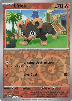 Litleo Common SV02: Paldea Evolved 031/193 NM