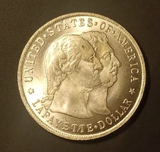 USA 1900 Lafayette Commemorative Uncirculated Dollar Exonumía Fantasy Coin