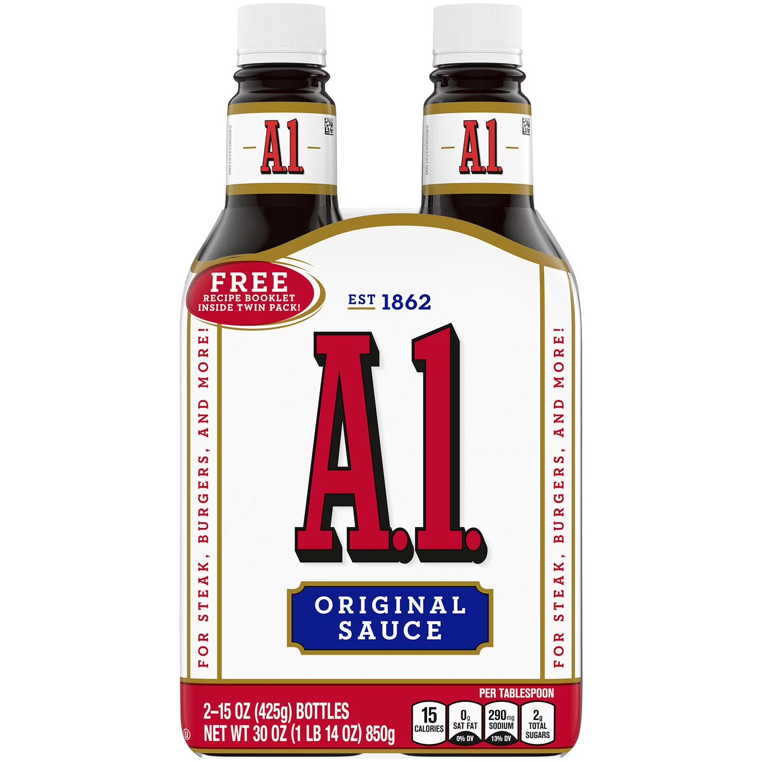 A.1. Original Steak Sauce (15 oz Bottle) 15 Ounce (Pack of 2)
