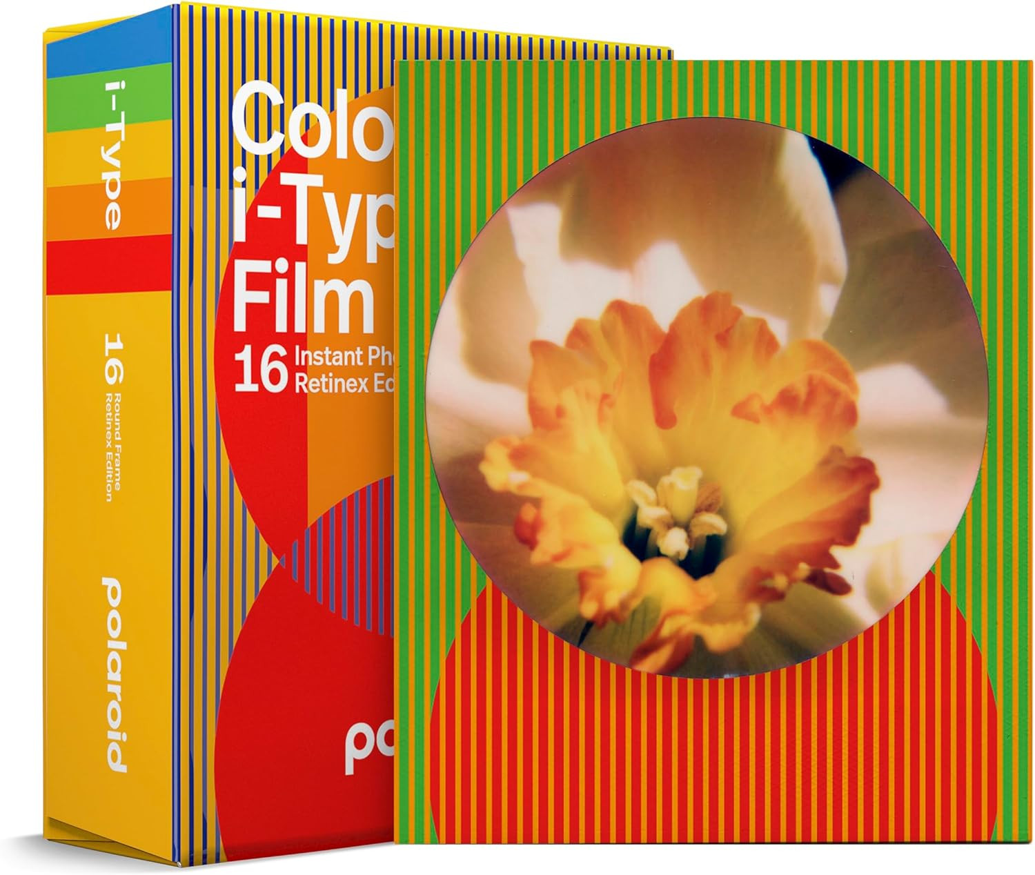 Films colorés Type I cadre rond Retinex pour des clichés instantanés aux couleurs vibrantes