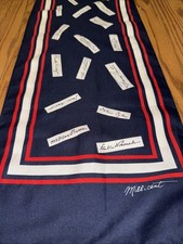 Vintage The Presidents Signature Scarf Millicent