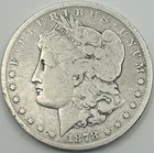 1878-CC Silver Morgan Dollar Coin