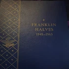 Franklin Half Dollar Silver Collection 1948-1963 in Album