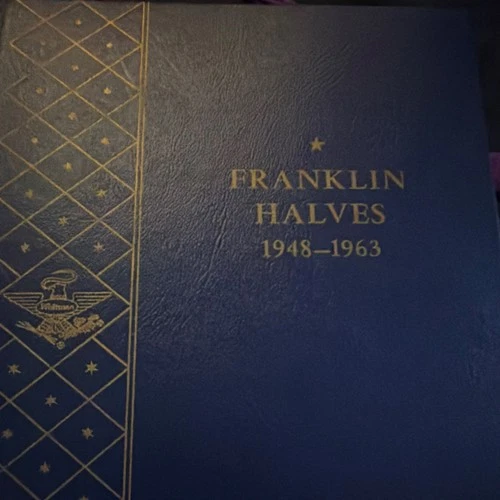 Franklin Half Dollar Silver Collection 1948-1963 in Album