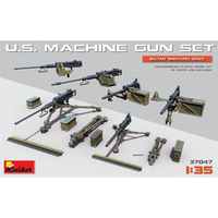 U.S. Machine Gun Set Kit 1:35 Miniart Kit Mezzi Militari -D- Neues Modell