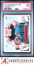 1987 GARBAGE PAIL KIDS STICKERS #429a LAUNDRY MATT SERIES 11 PSA 9
