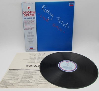 The Rolling Stones Rolling Tickets Live Back W/Obi Japan Vinyl LP L18P1061 S1816
