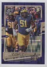 2020 Panini Donruss Optic Rookies Purple Shock Prizm Cesar Ruiz #131 7l6